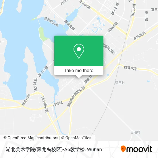 湖北美术学院(藏龙岛校区)-A6教学楼 map
