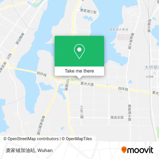 龚家铺加油站 map