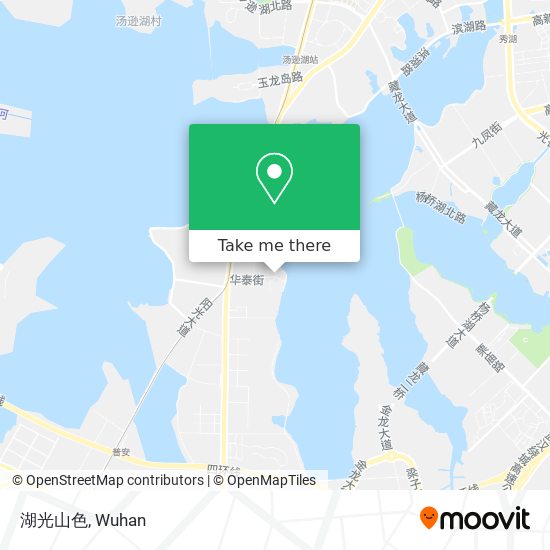 湖光山色 map