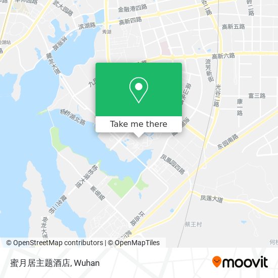 蜜月居主题酒店 map