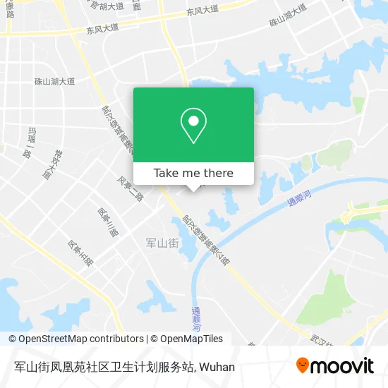 军山街凤凰苑社区卫生计划服务站 map