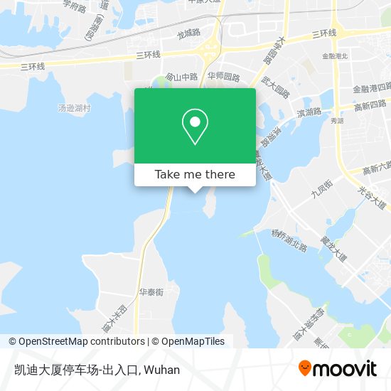 凯迪大厦停车场-出入口 map