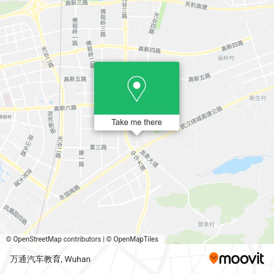 万通汽车教育 map