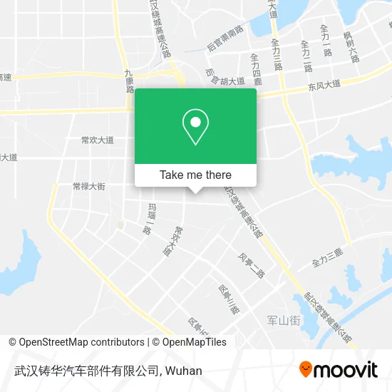 武汉铸华汽车部件有限公司 map