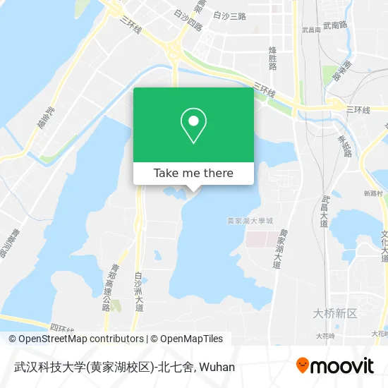 武汉科技大学(黄家湖校区)-北七舍 map