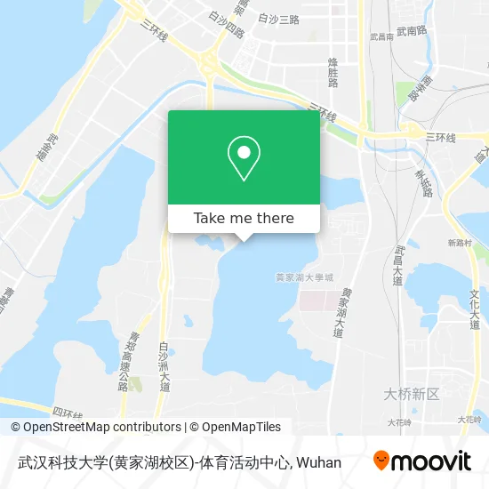 武汉科技大学(黄家湖校区)-体育活动中心 map