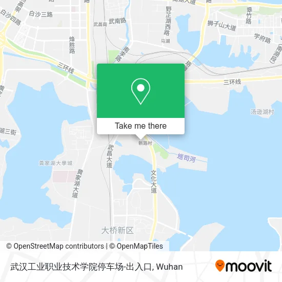 武汉工业职业技术学院停车场-出入口 map