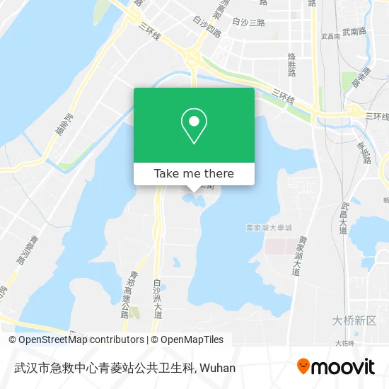 武汉市急救中心青菱站公共卫生科 map