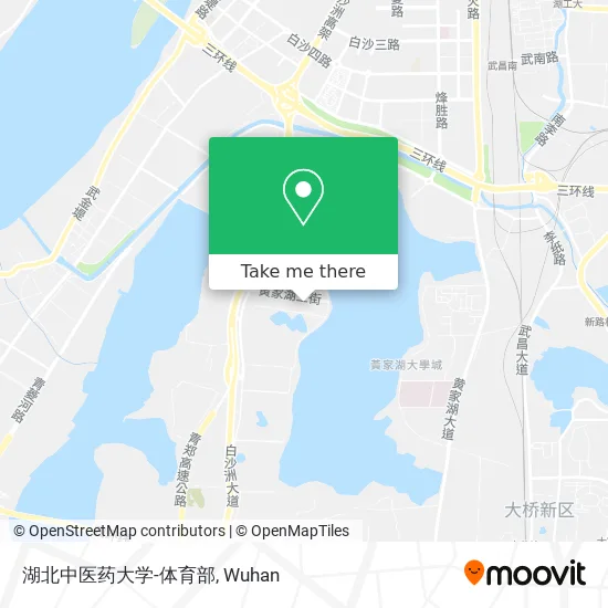 湖北中医药大学-体育部 map