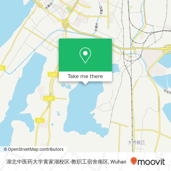 湖北中医药大学黄家湖校区-教职工宿舍南区 map