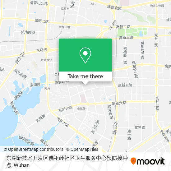 东湖新技术开发区佛祖岭社区卫生服务中心预防接种点 map