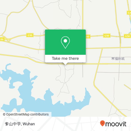 奓山中学 map