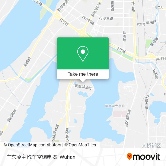广东冷宝汽车空调电器 map