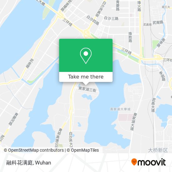 融科花满庭 map