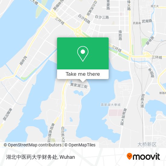 湖北中医药大学财务处 map