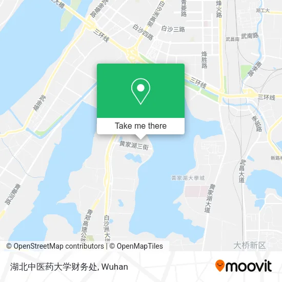 湖北中医药大学财务处 map