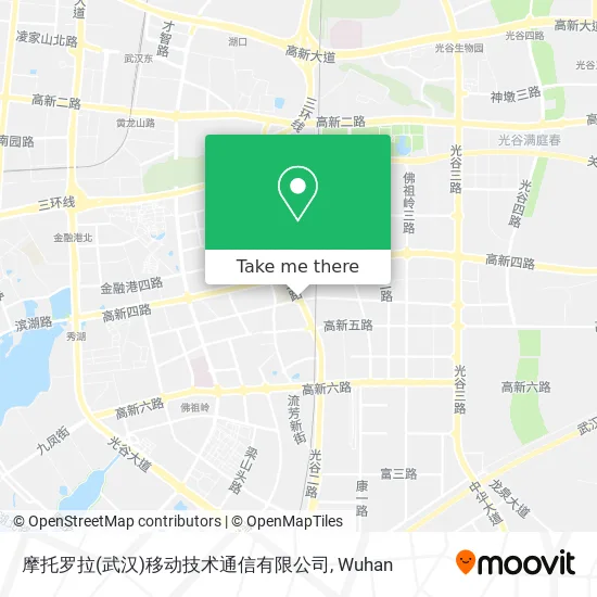 摩托罗拉(武汉)移动技术通信有限公司 map