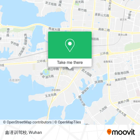 鑫谨训驾校 map