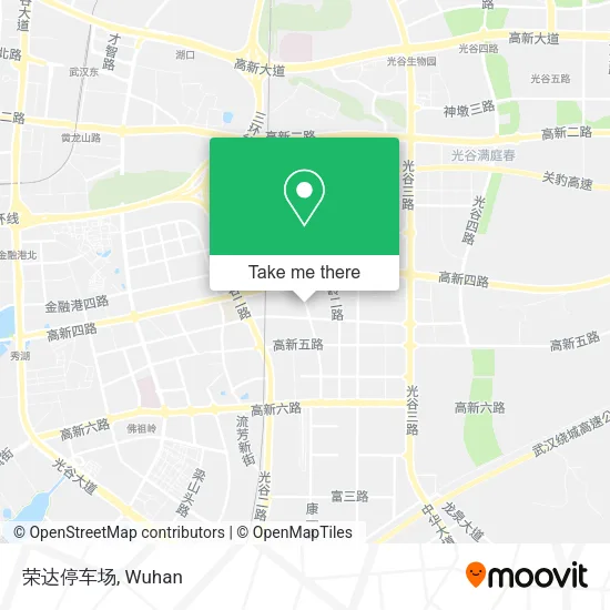 荣达停车场 map