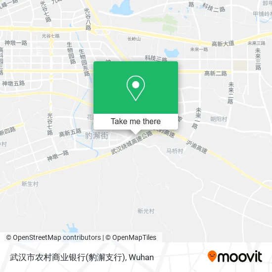 武汉市农村商业银行(豹澥支行) map