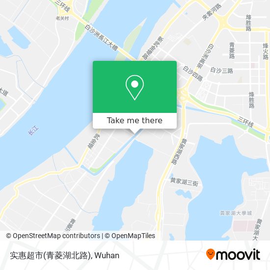 实惠超市(青菱湖北路) map