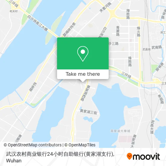 武汉农村商业银行24小时自助银行(黄家湖支行) map