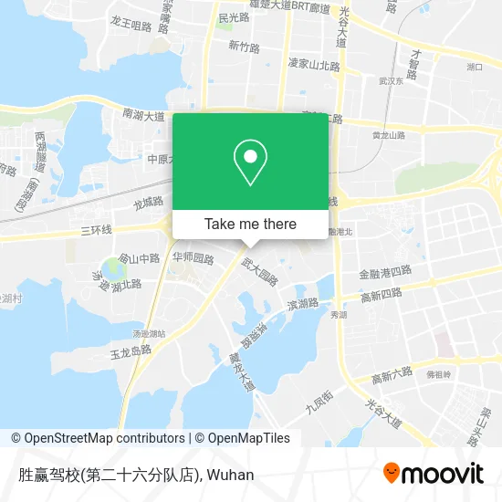 胜赢驾校(第二十六分队店) map