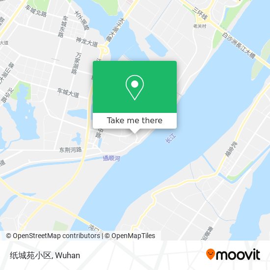 纸城苑小区 map