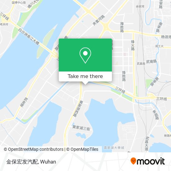 金保宏发汽配 map