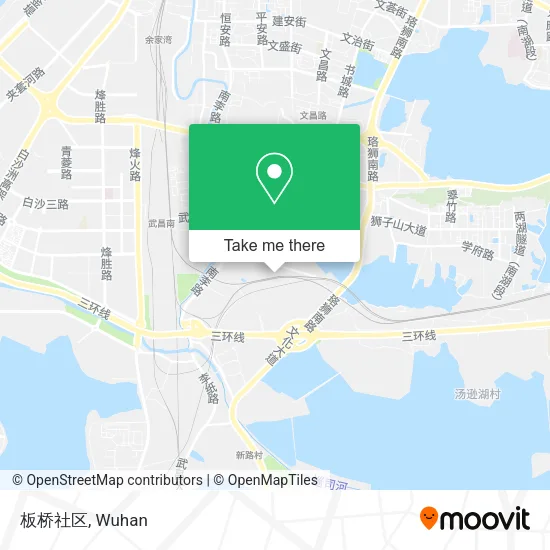 板桥社区 map