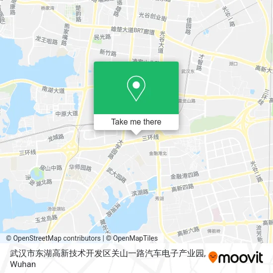 武汉市东湖高新技术开发区关山一路汽车电子产业园 map