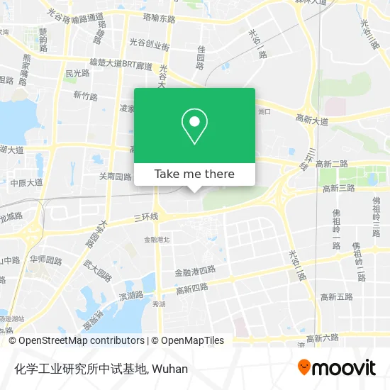 化学工业研究所中试基地 map