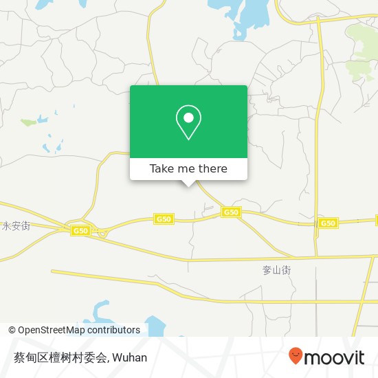 蔡甸区檀树村委会 map
