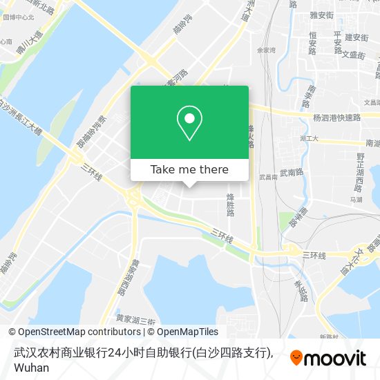 武汉农村商业银行24小时自助银行(白沙四路支行) map