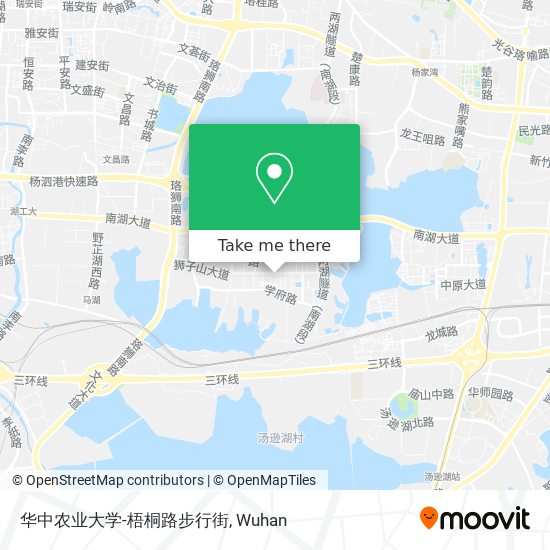 华中农业大学-梧桐路步行街 map