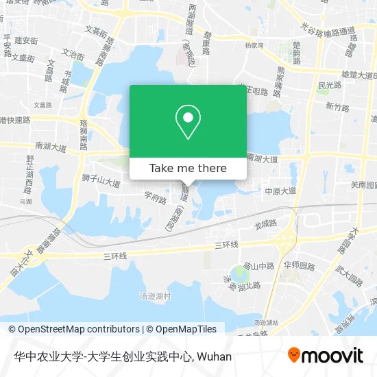 华中农业大学-大学生创业实践中心 map