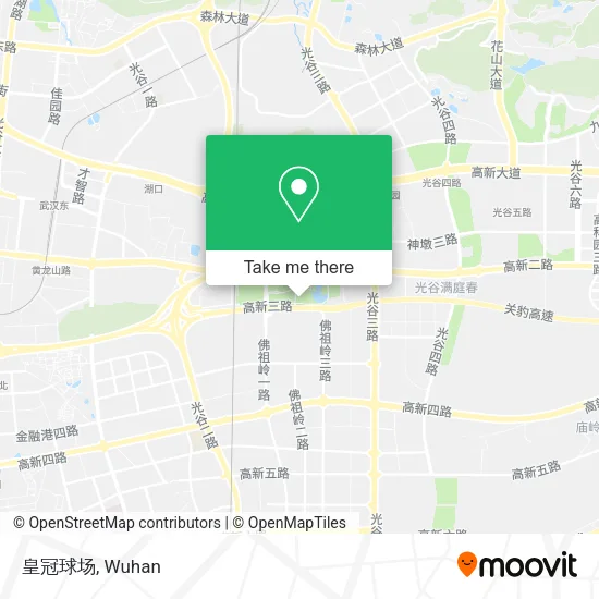 皇冠球场 map
