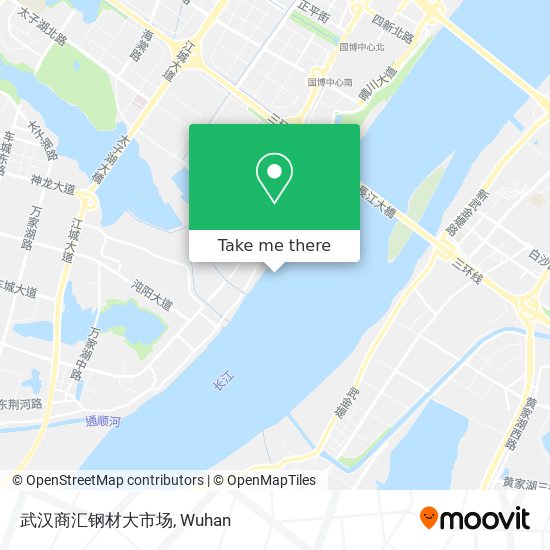 武汉商汇钢材大市场 map