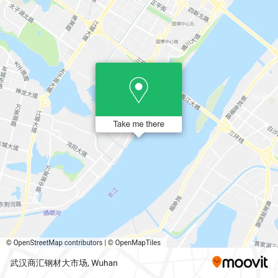 武汉商汇钢材大市场 map