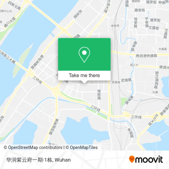 华润紫云府一期-1栋 map