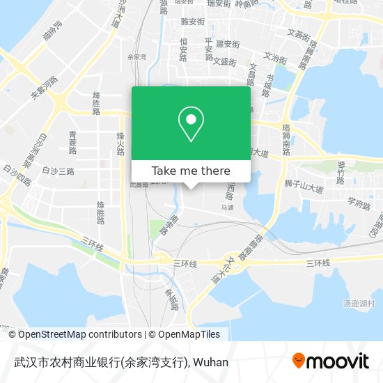 武汉市农村商业银行(余家湾支行) map