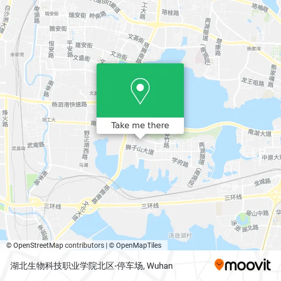 湖北生物科技职业学院北区-停车场 map