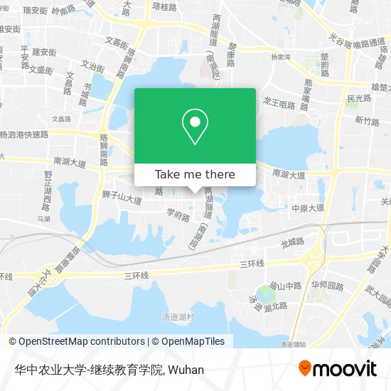 华中农业大学-继续教育学院 map