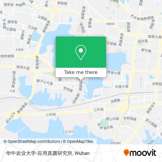 华中农业大学-应用真菌研究所 map