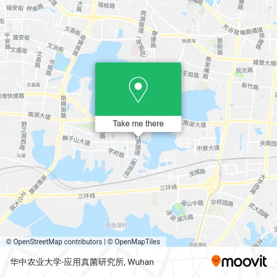 华中农业大学-应用真菌研究所 map
