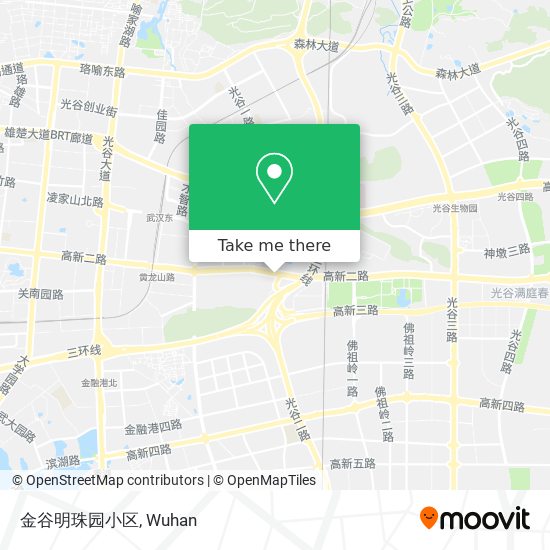 金谷明珠园小区 map