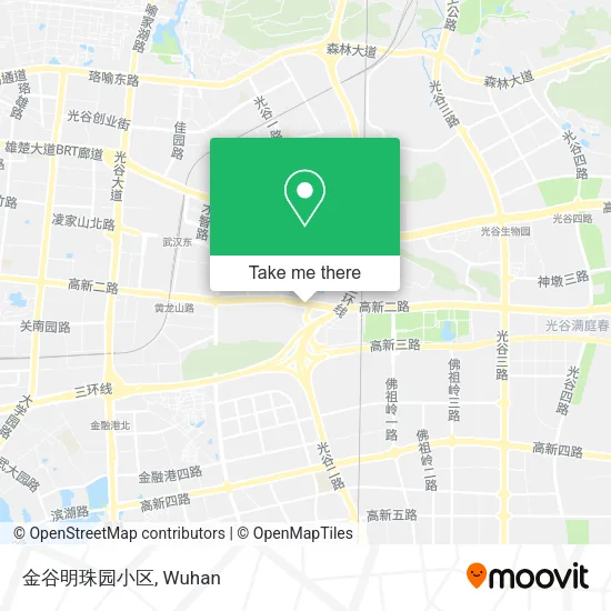 金谷明珠园小区 map