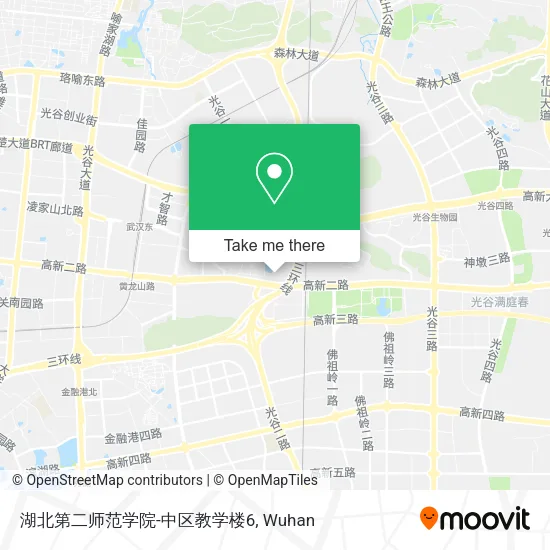 湖北第二师范学院-中区教学楼6 map