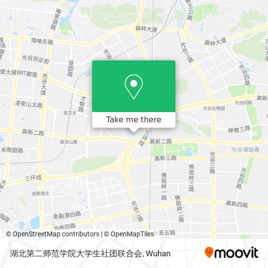 湖北第二师范学院大学生社团联合会 map