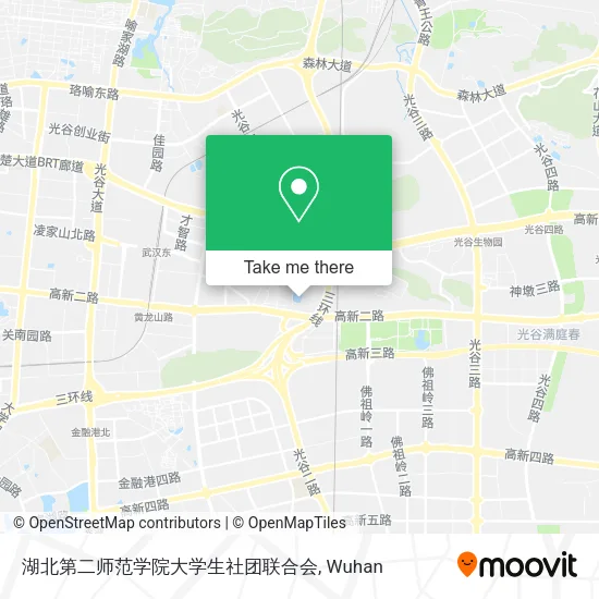 湖北第二师范学院大学生社团联合会 map